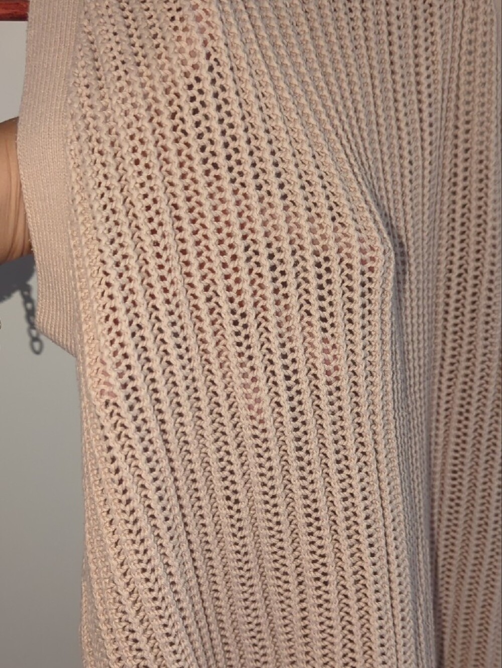 Summer salt Sleeveless Knit Midi Dress Tan Size M Summer Bikini Coverup - Picture 8 of 8